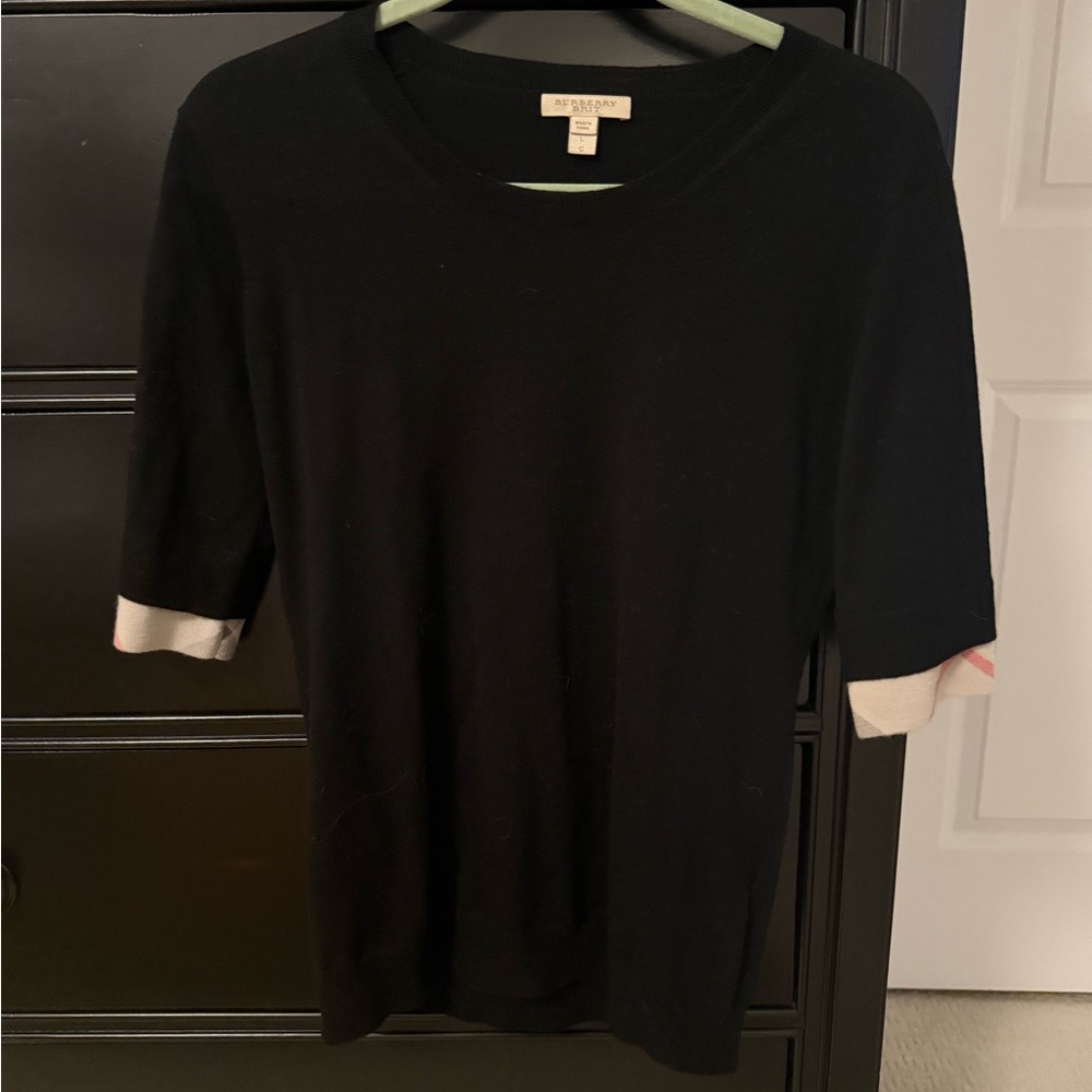 Burberry Black Knit Top